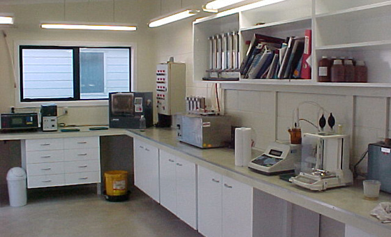 The eNZoil refining laboratory.